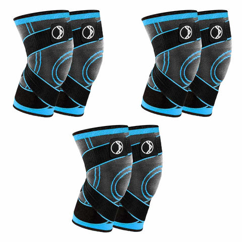 Knee Compression Sleeves (3 pairs)