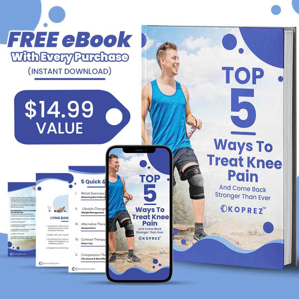 Free ebook to learn about knee support for arthritis, runner's knees, arthritis, and more