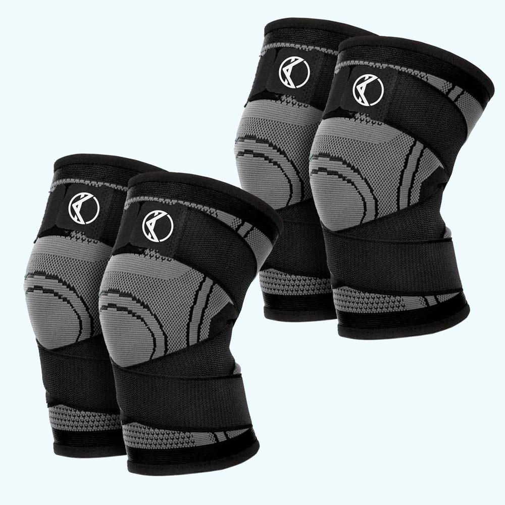 4 Knee Compression Sleeves