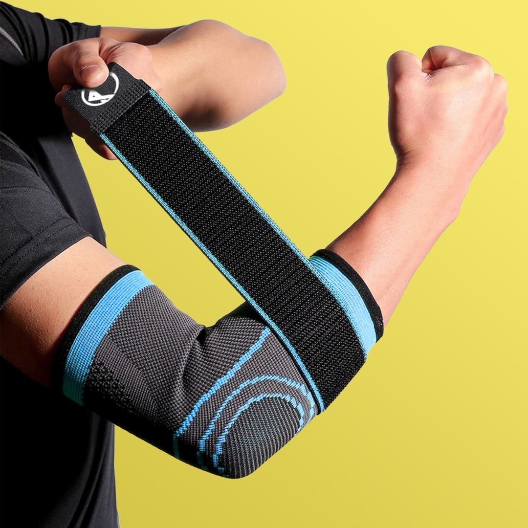 Adjustable Compression Elbow Sleeve with Protective Pads Koprez®
